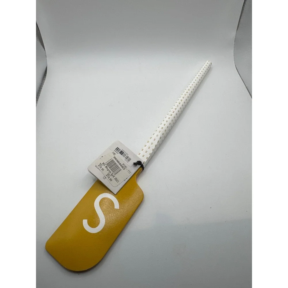 Williams Sonoma Flex-Core Monogram Spatula Letter S Yellow Gold 06908663 NEW